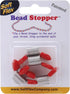 Soft Flex Bead Stoppers - Pack of Four with Red Handles - Bead Stopper for Jewelry Making...