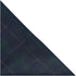 Navy Blue & Dark Green Check Pocket Square, Tweed, Tartan, Plaid...
