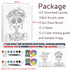 2 Pack Paint and Sip Canvas Painting Kit Pre Drawn Canvas for Painting for adults Stretched Canvas Couples Games Date Night Anniversary Gifts Pain...
