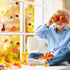 Whaline 88Pcs Thanksgiving Bulletin Board Kit Pumpkin Turkey Maple Leaf Bulletin Board Set Happy Turkey Day Decoration Borders Cutouts with Glue P...