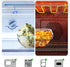 NUTRIUPS Glass Bowl Glass Mixing Bowls Set Glass Salad Bowls Glass Cereal Bowls Glass Serving Bowls Microwave Safe Clear Glass Bowls for Mixing, S...