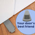 Door Stoppers for Bottom on Floors - for Carpet, Tile, Concrete & Wood - Holds Open & Prevents Lock-Outs - Home Improvement Accessories - Pack of ...