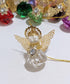 Angel Ornaments for Christmas Tree, Hanging Ornaments, Car Hanging Ornament Interior Decor, Clear, Pack of 12...