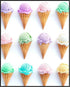 Posterizer 1 pcs-colorful pastel ice cream cones minimal poster 1-Kitchen & Bar Art-Gift for Men Women Teens- Art for Cafe, Restaurant, Coffee Bar...