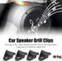 X AUTOHAUX 16pcs Black Car Subwoofer Speak Grill Clips Clamps Install Bay Fit for 4" 6" 8" 10" 12" 15"...
