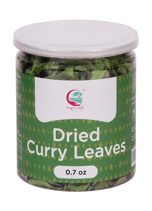 Dried Curry Leaves 0.7 Oz (900+ Leaves) | Aromatic Flavor of Whole Curry Leaves | Kari Patta | Tray Dried Fresh Cury Leaves | Whole Herb to Flavor...