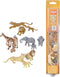 Wild Republic African Family Animal Figurines Tube, Zoo Animal Toys, Elephant, Lion, Giraffe and Cheetah Families Collection...