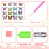 16 Pcs Butterfly Diamond Painting Magnets for Refrigerator Butterfly Diamond Art Magnets DIY Diamond Painting Kits Diamond Art for Adults Kids Cra...