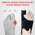 1 Pair Bunion Corrector for Women & Men, Night Bunion Splint, Big Toe Straightener, Bunion Brace for Bunion Pain Relief (Black/Grey, One Size)...
