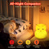 WHA&DARREN Owl Night Lights Kids, Silicone Light Bedside Lamp, Baby Nursery Light, Sleep Night-Light, Squishy Night Light for Kids Room, Animal Ni...