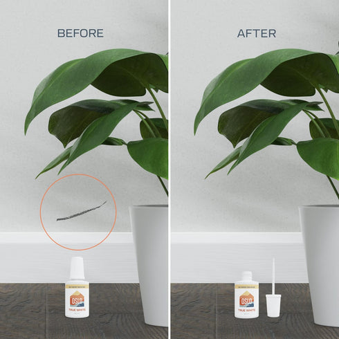 3 White Color Touch Up Paint Kit – Most Popular Home and Rental Colors with Brush in Bottle - For Repairs, Walls, Trim, Cabinets, Furniture, Shutt...