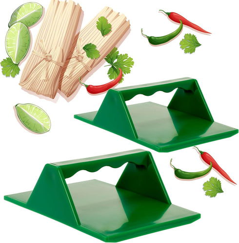 Tamale Masa Spreader Tool (2 Pack, Green) Masa Spreader for Tamales, Espátula Para Hacer Tamales, Maker for Wrappers & Corn Husks, Extendedor de M...