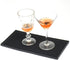 Yisharry li Bar Mat 6" x 12" Kitchen Square Rubber Service Spill Mat PVC Black KTV Bar Drying Dish Mats...