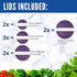 Replacement Lids for Pyrex Containers (2) 1-Cup (3) 2-Cup (2) 4-Cup (2) 7-Cup (Purple)...