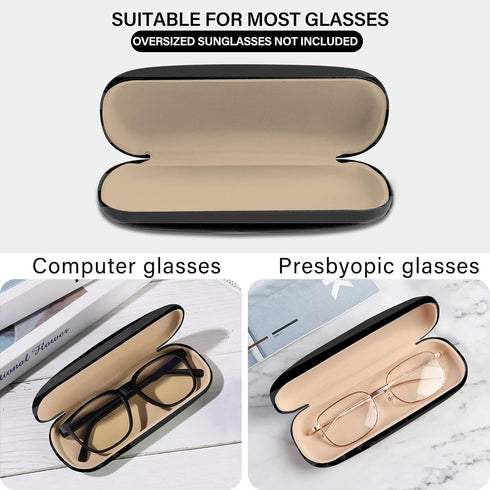 Eyeglasses Case Hard Shell Protective Case for Glasses Eyeglass Box with Cleaning Cloth for Boys Men Man Cute Aesthetic...
