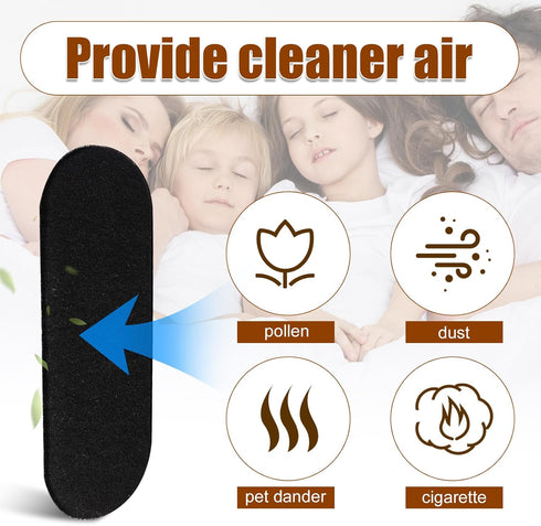 5pcs Ceiling Fan Filters, Activated Carbon Air Filters Ceiling Fan Air Purifier Pads Ceiling Fan Air Filter for Home Office Keep Air Fresh...