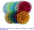 100pcs 9.8 Inch Round Drawstring Organza Bags Mixed Color, Jewelry Candy Pouch Christmas Wedding Party Favor Gift Packaging Bags...