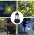 Replacement Solar Light Parts Garden Statue Gnome Solar Light Replacement Plastic Solar Hanging LED Lantern for Outdoor DIY Fairy Garden Decor Gno...