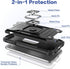 for iPhone SE 2020 Case with Screen Protector,Shockproof Drop Test Cover with Car Mount Kickstand Lightweight Protective Case for iPhone 6/6s/7/8/...