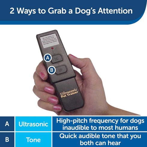 PetSafe, Collarless Ultrasonic Remote Trainer, Two Tone, Safe, Anti Bark, Black...