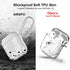AIRSPO Airpods Case Cover, Clear Soft TPU Protective Cover Compatible with Apple AirPods 1/2 Wireless Charging Case with Keychain (Clear)......
