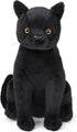 13 Inch Black Cat Stuffed Animal Realistic Black Cat Plush Toy Soft Kitten Stuffed Animal Black Cat Plushie for Home Decor Animal Collection PET P...