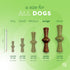 Benebone Zaggler Rolling Dog Chew Toy for Aggressive Chewers, Real Bacon, Made in USA, Large...