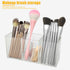 Cerpourt Clear Makeup Brush Organizer,Acrylic Cosmetic Brushes Storage Holder with 3 Slots,Pencil Pen Holder for Desk,Desk Organizer and Accessori...