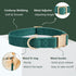 Soft Corduroy Dog Collar and Leash Set, Adjustable Cotton Dog Collars with Metal Buckle and Lead for Small Dogs,Dark Green...