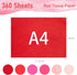 HEYPLACE 360 Sheets Red Tissue Paper for Gift Bags,11.5×8 Inch Gift Wrapping Paper Tissue Paper for Valentines Day Wedding Birthday DIY Crafts Par...