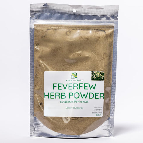Feverfew Herb Powder | Tanacetum Parthenium | Wildcrafted | 4oz...