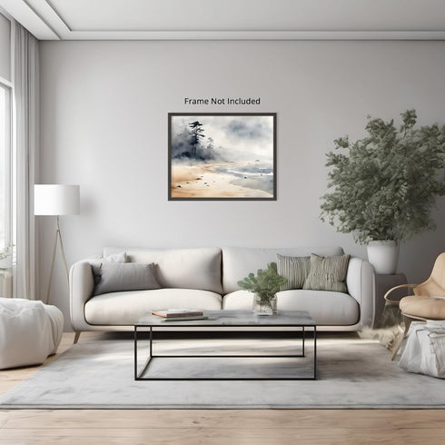 Posterizer 1 pcs- mountains and trees beautiful landscape nature 13-Landscape & Nature Art-Floral Botanical Art- Decor for Home & Office- unframed...