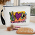 Peace Love Cosmetic Bag for Women Friends Accessories Organizer, Cheerleader Gifts, Travel Essentials Purse Toiletry Pouch Cosmetic Bag with Zippe...