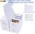 Trading-Card Storage Box, 4-Pack • 400 Count Corrugated Cardboard Storage Box with dividers & labels for TCG/Magic/Mtg Storage and Collection, Hor...