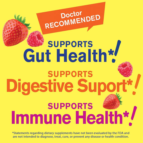 50 Billion Probiotics + Prebiotics for Men and Women Gummies - Digestive Support, Gut Health, Immune Support Gummy - Probiotics for Digestive Heal...