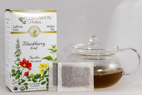 CELEBRATION HERBALS Blackberry Leaf Organic 24 Bag, 29g/1.02 oz...