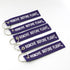 Remove Before Flight Key Chain - 5pcs - Purple...