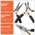 Tanstic 9Pcs Jewelry Making Tools Kit, Includes Chain Nose Pliers, Round Nose Pliers, Wire Cutter, Straight & Bent Tweezers, Jump Ring Opening Too...