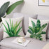 Outdoor Throw Pillow Covers 18x18 Set of 4 Waterproof Summer Tropical Leaves Pillow Covers Palm Monstera Leaf Decorative Cushion Case for Patio Fu...