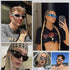 Fashion Y2K Wrap Around Sunglasses for Men Women 2000s Accessories Cool Cyber Glasses Biker Shades Shield (Black Frame-Grey Lens)...