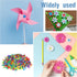 300 Pcs Brads Paper Fasteners Colorful Split Pins, Brass Mini Brads Paper Crafts Fixed Paper Crafts, Brads Paper Fasteners for Schools, Handicraft...