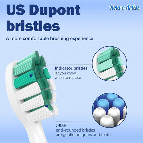 Toothbrush Replacement Heads for Sonicare Heads Replacement, for Philips Sonicare Electric Toothbrush Replacement Brush Heads, 8 Pack...