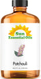 Sun Essential Oils 8oz - Patchouli Essential Oil - 8 Fluid Ounces - Patchouli Oil - Aromatherapy Oils - Patchouli Essential Oil for Candle Making ...