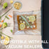 Vacuum Sealer Bags Rolls 2PACK 6" x 16.4' - 8mil Commercial Grade Heavy Duty BPA Free,Great for Vac storage Sous Vide Cooking,Meal Prep...