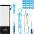 Hydration Bladder Cleaning Kit, 6 in 1 Water Bladder Cleaner Set - 3 Brushes, Collapsible Hanger, 12 Cleaning Tablets & Carry Pouch, Water Reservo...