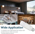 EP 75W Equivalent LED Bulb - 12W 1100 Lumens 5000K Daylight White Non-Dimmable E26 Medium Base - Bright Bulbs for Home, Bedroom, Office Lamp, 6 Pa...