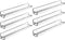 AMT 6 Pack Acrylic Floating Shelves, 15" L x 1.8" W, Clear Bathroom Wall Shelf, Bookshelves, Invisible Display for Office, Bedroom, Small Gap Allo...