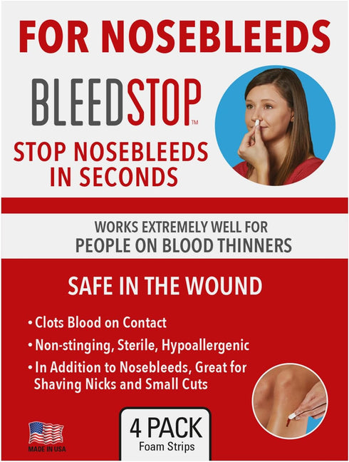 BleedStop™ First Aid Powder Strip for Blood Clotting, Trauma Kit, Blood Thinner Patients, Camping Safety, and Survival Equipment for Moderate to S...