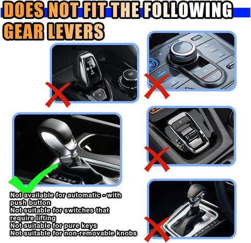 5" Heavy Weighted Shifter Knob, Universal Aluminum Alloy Car Gear Lever Metal Stick Shift Handle, Shifter Knobs Retainer for Manual Automatic Vehi...
