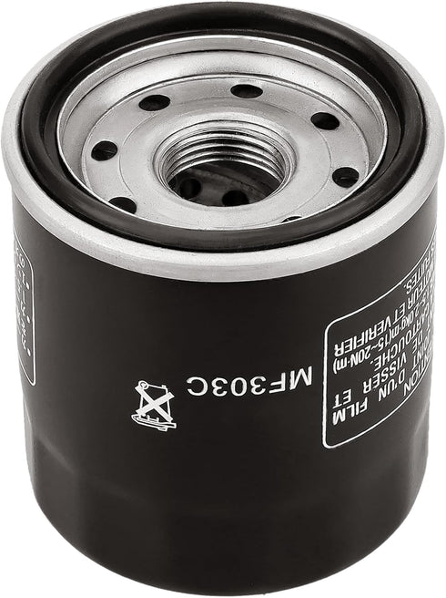 LOCOPOW 303 Oil Filter for Yamaha Grizzly 660 Rhino 450 660 Kodiak 400 450 Bruin 350 Road Star XV1700 XV1600 XVZ1300 Vmax 1200 FZ1 YZF R1 R6 R6S R...